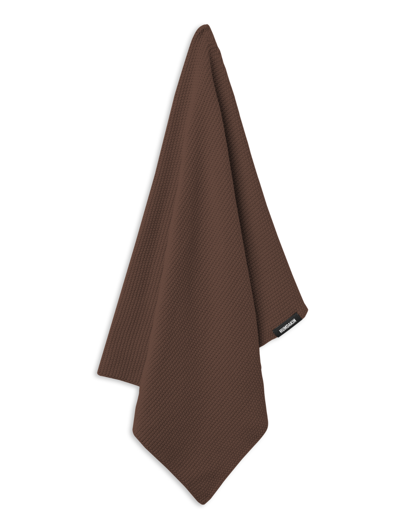 HUMDAKIN Strikket Køkkenhåndklæde Organic Textiles 256 Bison Brown